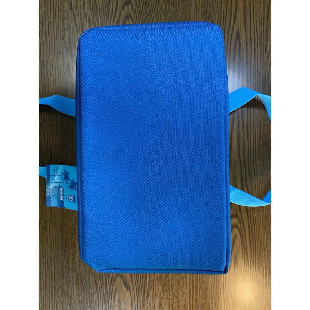 Trader Joes Mini Insulated Bag Blue Limited Edition Palm Tree Volkswagen Hippie - Picture 5 of 10
